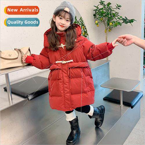 Girls down jacket winter 2023 new Yangqi children 90 white d