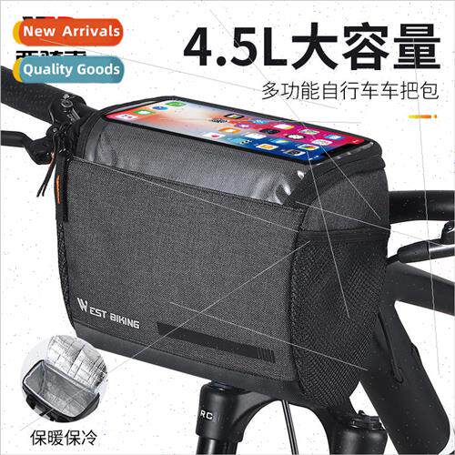 Bike bag scooter head bag keep cold folding handlebar bag ba