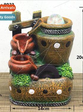 Desktop small wigwam running water flower pot pots flower ma