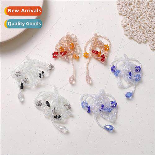 HyunA illusion of small flowers tassel crystal flowers diy h