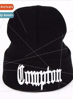 Compton knitted wool hat hip-hop hipster hat winter hat cold