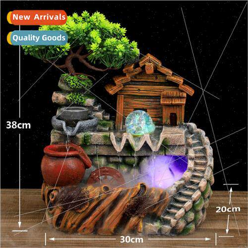 Insert e small wigwam running water feng shui wheel  home de