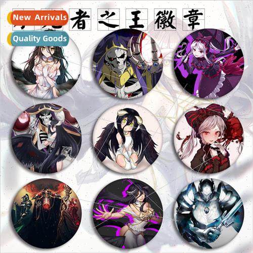 Anime badges overlord undead king anime  badge brooch pendan