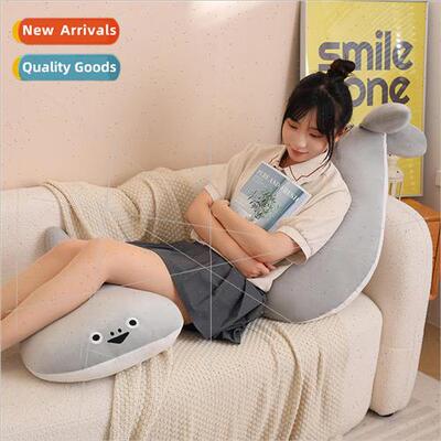 mulation fish cute plush pillow lumbar cushion office cushio