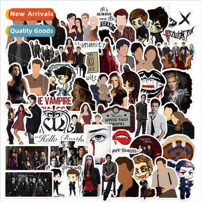 50 New Vampire Diaries Doodle Stickers Classic American Dram