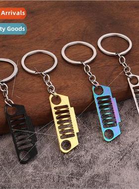 Wrangler Car Keychain Creative Tuning Birdie Front Face JEP