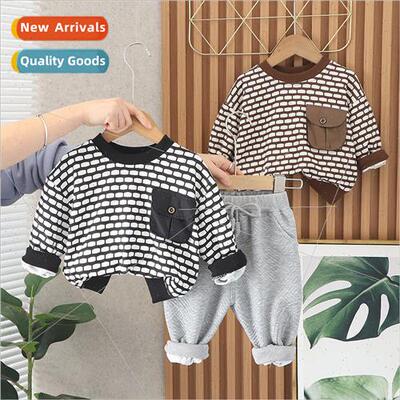 Spring new boys Korean clothes in small children casual long