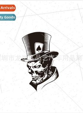 Cute clown skull D-890 Bone Playing Cards Poker Monster Hat