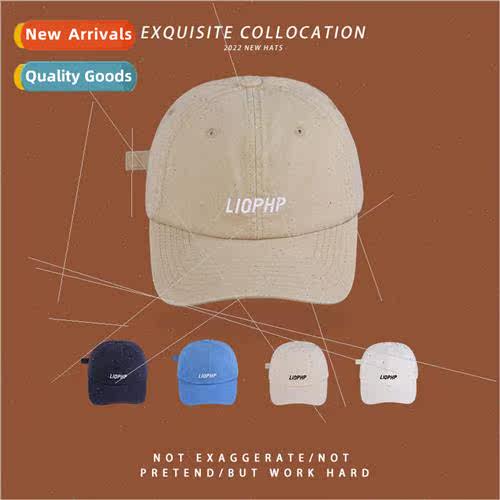 Hat female baseball cap Korean star  letters duck tongue cap