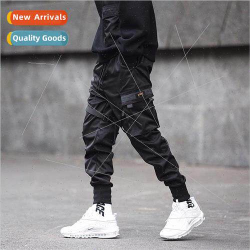Hong Kong youth drawstring pants male functional tactical pa