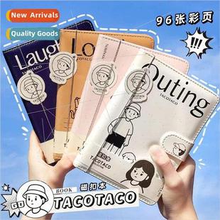 pages button simple handbook color book magnetic ery