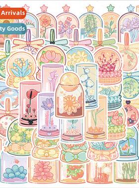 50 Cute Pink Cute Flower Doodle Stickers ggage Guitar Skateb