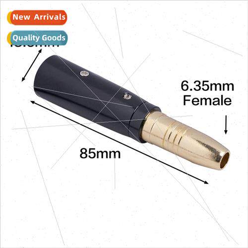 New Gold-plated 6..35 Female to xlr Male Audio Cable Plug No