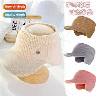 wool duck winter protection thi children warm cap Ear tongue