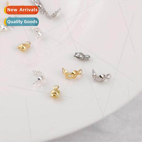 Color-conserving 14K gold bean bag buckle connecting buckle