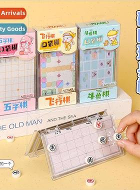 Chess Backgammon Checkers Flight Chess Mini Pocket Game Ches