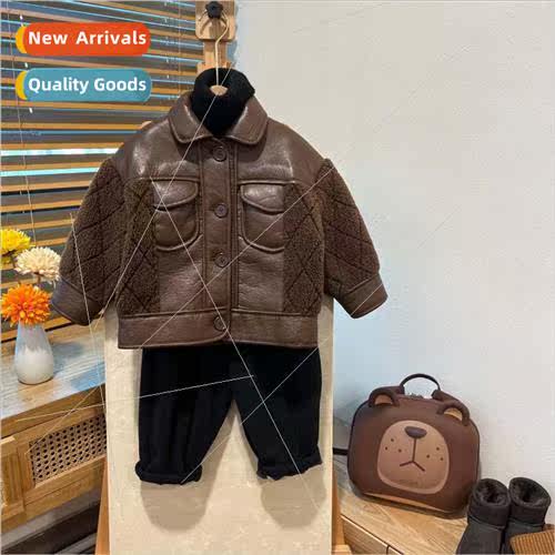 Boys fashion Korean  of the new winter thickened particles v