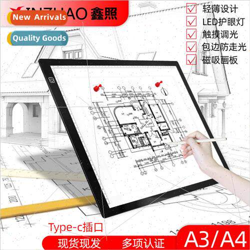 Magnetic drawing board A3A4 copy desk LED copy desk drawing