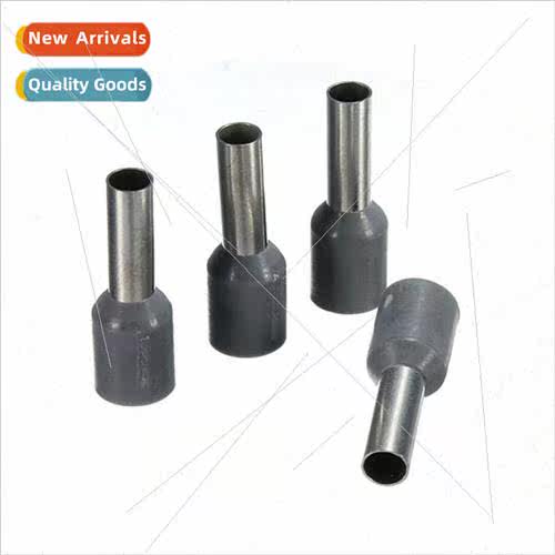 AWG 12 Terminal Crimp Copper Nose 100pcs Gray Copper Insulat