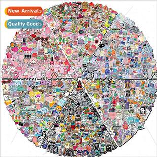300~600 pieces of cartoon small fresh cute wind graffiti sti