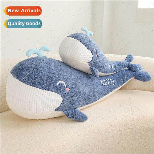 Cute healing big teeth whale doll doll girls sleep clip legs