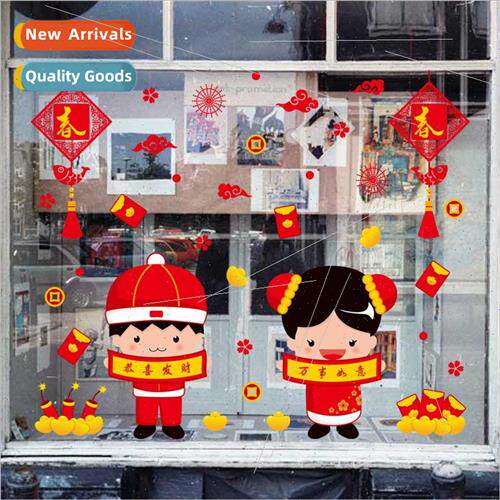 New Year XL622 适用tune doll stickers Spring Festival  windo