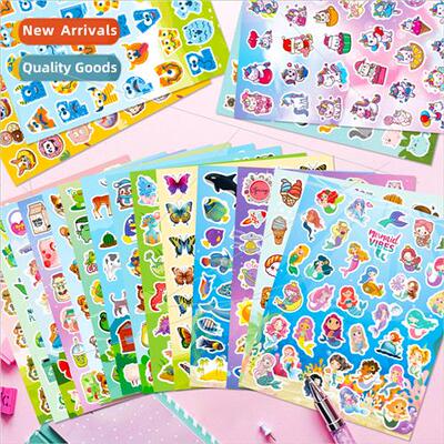 18pcs/pack DIY handbook stickers new cute cartoon small elem