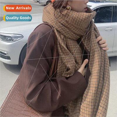 Scarf female winter dual-use ins Korean  of the hundred ride