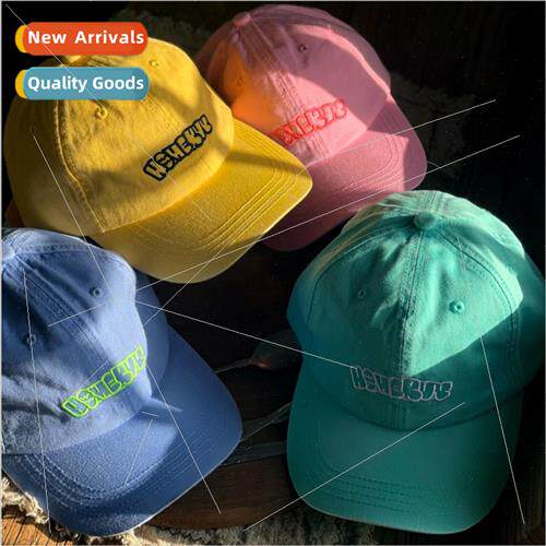 Spring and summer macaron color ins wind Korean cartoon lett