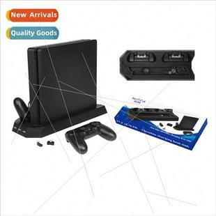 PS4 SLIM Console Upright Stand Fan Handle Docking  with HUB
