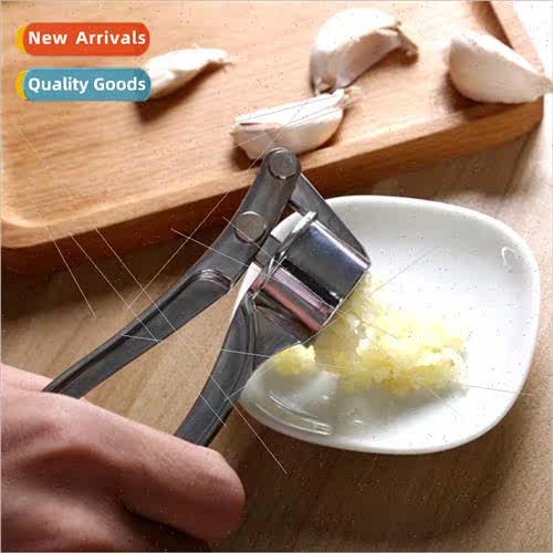 Kitchen Supplies Garlic Press Manual Stainless Steel Garlic