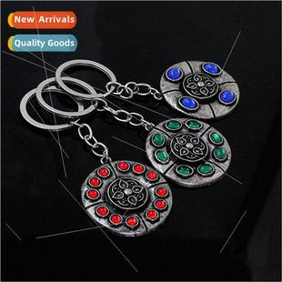 man ring blue around green old amber Game red