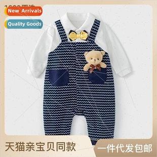 and weekl baby moon full fall spring clothes boy onesie Baby