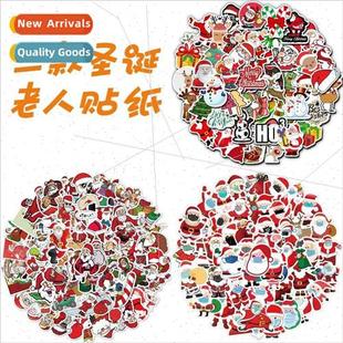 Cartoon Doodle Phone Santa Cas Cell Claus Laptop Stickers