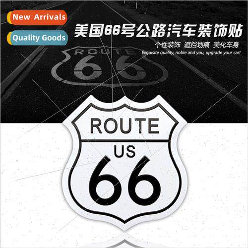 Car metal car stickers U.S. Route 66 body decorative sticker