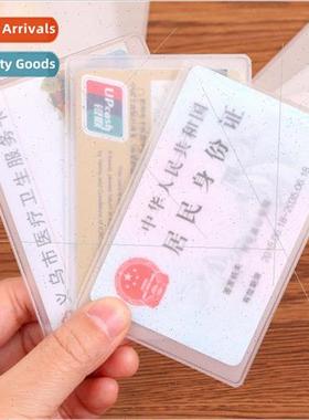Transparent frosted anti-magnetic bank card holder IC card h