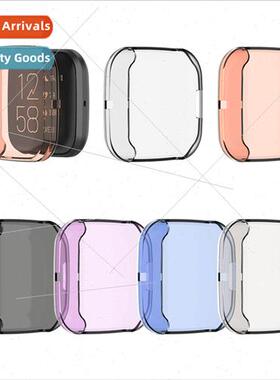 适用 Samsung Fitbit versa2 transparent TPU protective case a