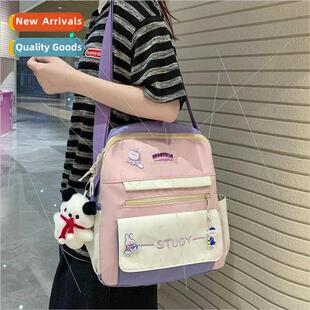 New cute and 适用eign large capacity student tuition bag 202