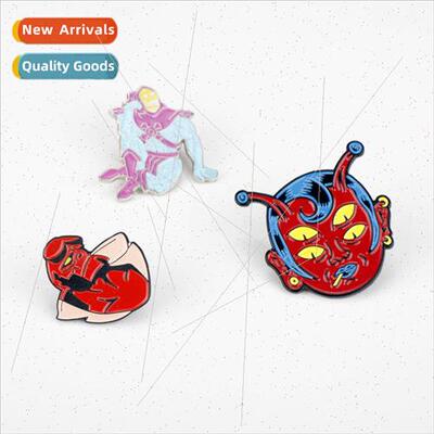 Hellboy Hellboy Giant of the Universe He-Man Cartoon Brooch