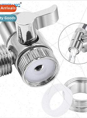 4-part manifold tee valve gate adapter faucet spout diverter