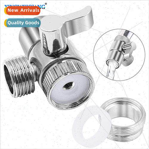 4-part manifold tee valve gate adapter faucet spout diverter