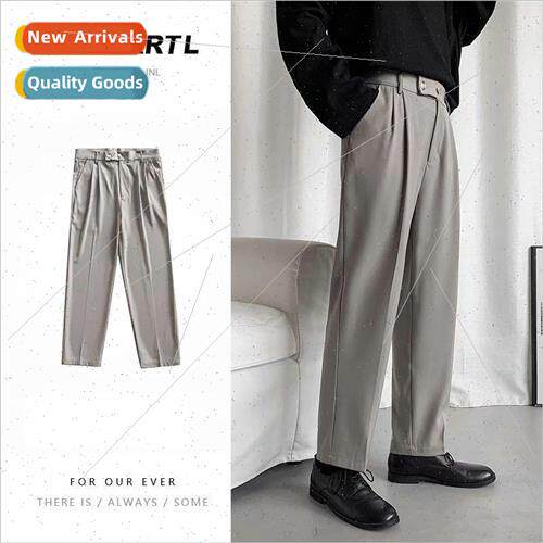 2021 suit pants mens nd high set Korean nd of light mature