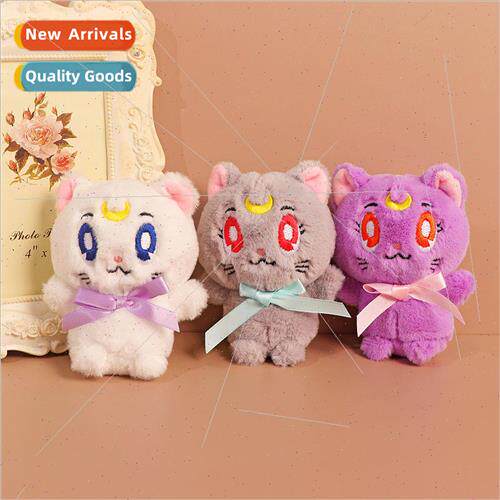 Cute na cat plush doll pendant creative couple keychain desk