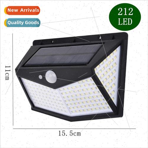 100LED Solar Set ght Wall ght Rechargeable Body Sensor ght G