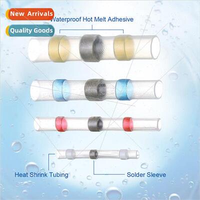 50 Watertight Solder Seal Heat Shrink Butt Connectors with S