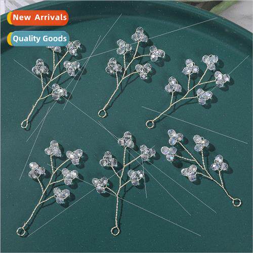 Ancient  colorful white crystal e branches flower branches d