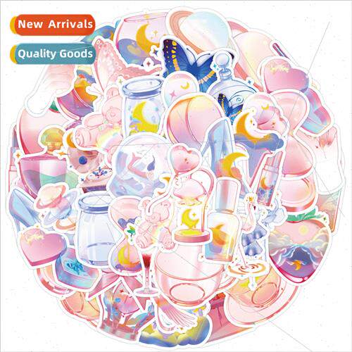 50 dream transparent texture graffiti stickers computer wate