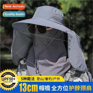 Mens new sun hat fishing hat outdoor mountaineering sun hat