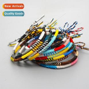 three colors braided New women line bracelet simple wax
