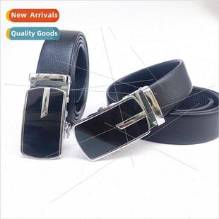 mens business wrapped Winter silver buckle pvc edg automatic